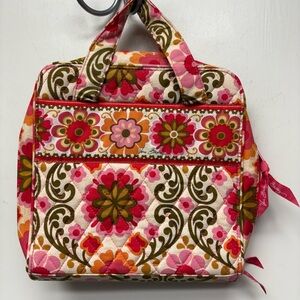 Vera Bradley Tech Organizer in the "Folkloric" pattern